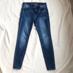 American eagle high waisted skinny jeans